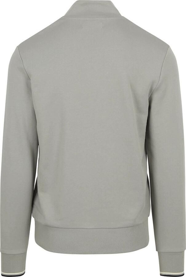 FRED PERRY Heren Truien & Vesten Half Zip Sweatshirt Beige