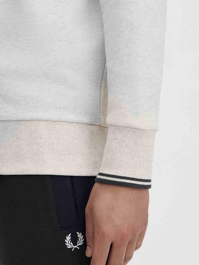 Fred Perry Core 1 2 Zip Polo Shirt White- Heren White - Foto 4