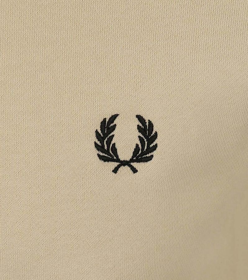 Fred Perry Hoodie Logo Beige