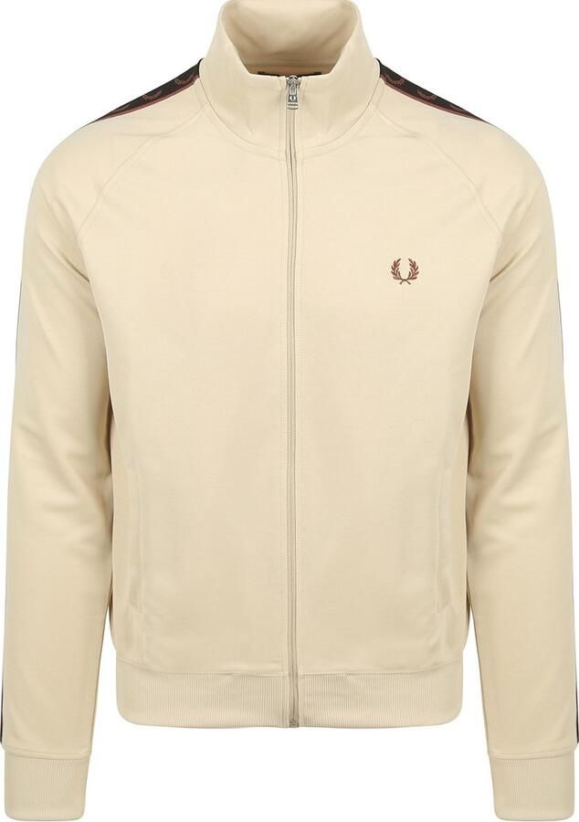 Fred Perry Beige Contrast Tape Trainingsjack Beige Heren - Foto 4