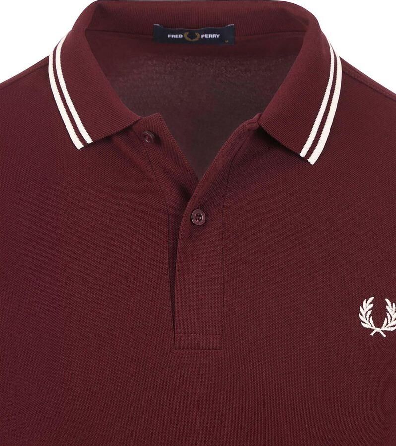 Fred Perry Polo Shirt Lange Mouw LS TWIN TIPPED SHIRT