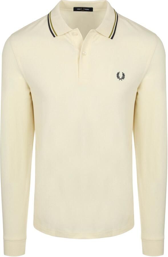 Fred Perry Longsleeve Polo Ecru 46A