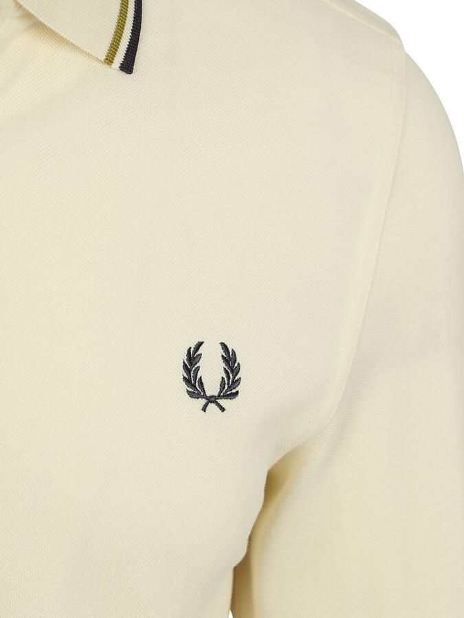 Fred Perry Longsleeve Polo Ecru 46A - Foto 2