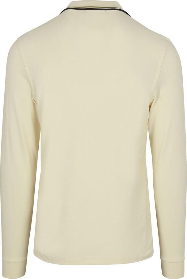 Fred Perry Longsleeve Polo Ecru 46A - Foto 3