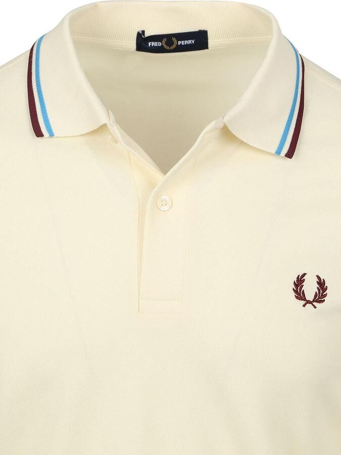Fred Perry Longsleeve Polo Ecru Z46 - Foto 4