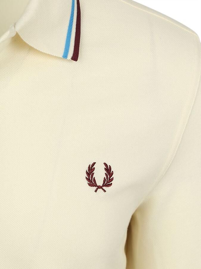 Fred Perry Longsleeve Polo Ecru Z46 - Foto 5