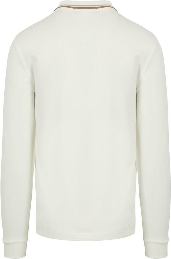 Fred Perry Longsleeve Polo Off White U83 - Foto 5