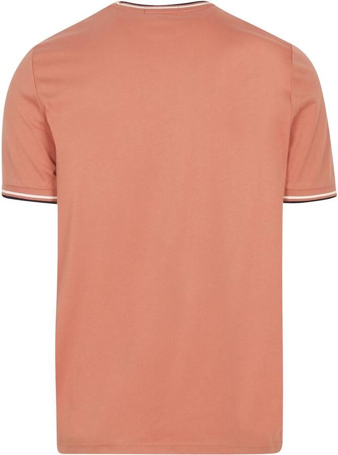 Fred Perry M1588 Twin Tipped T-shirt Roze - Foto 4