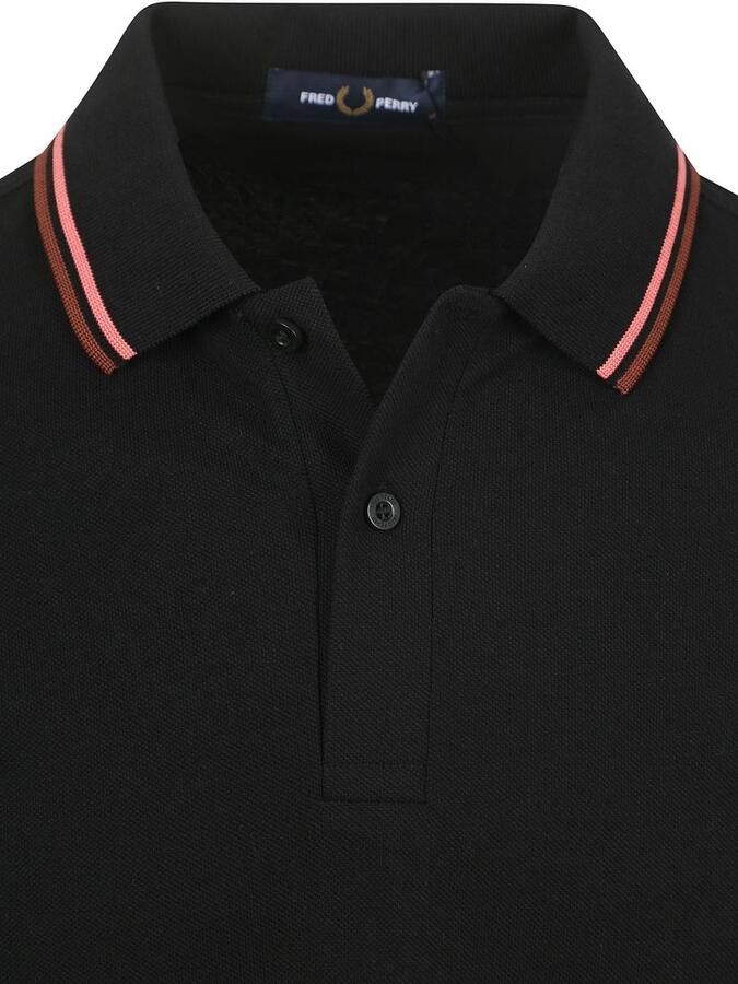 Fred Perry M3600 Polo Zwart Y67 - Foto 2