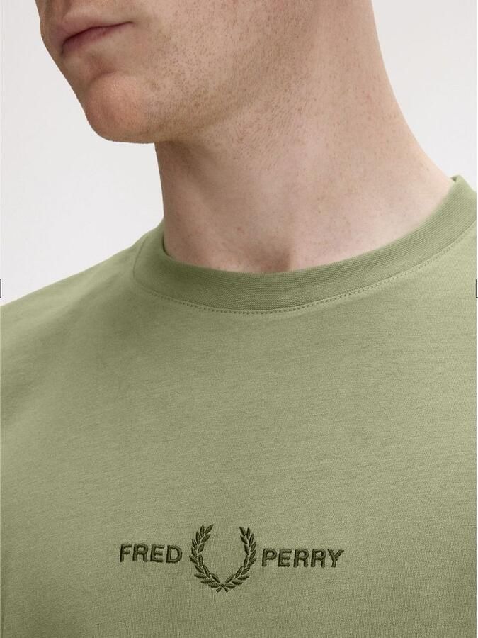 Fred Perry T-shirt Korte Mouw Embroidered T-Shirt