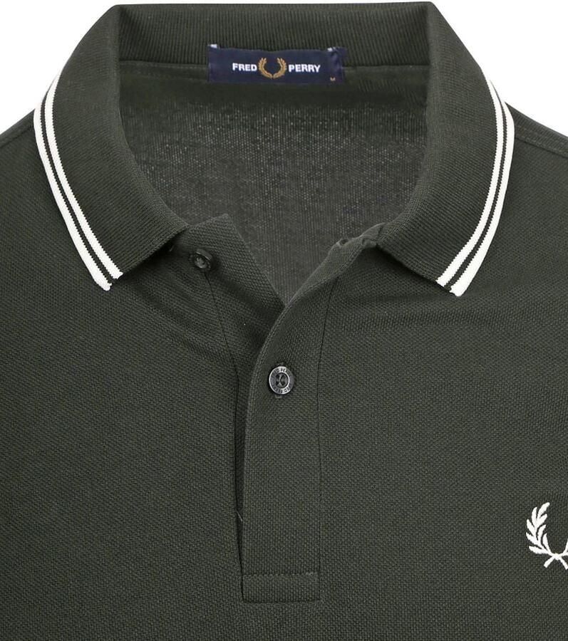 Fred Perry Klassieke katoenen polo met dubbele streep Blauw Heren