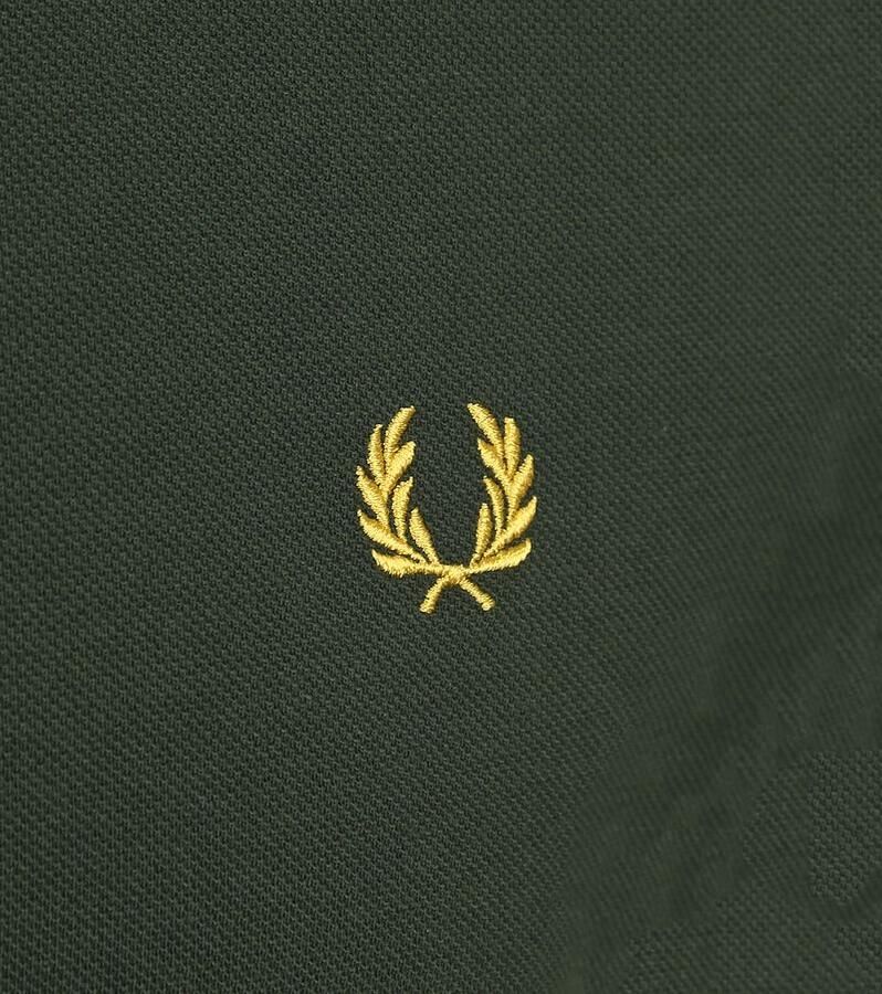 Fred Perry Groen Poloshirt met Dubbele Streep Green Heren - Foto 2