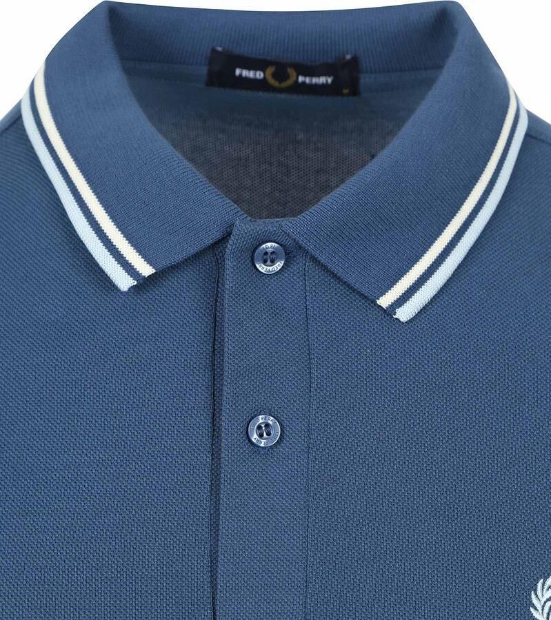 FRED PERRY Heren Polo's & T-shirts The Twin Tipped Shirt Blauw