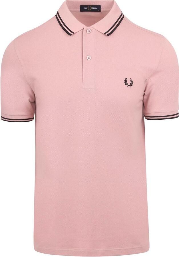 Fred Perry Roze Polo Shirt Casual Stijl Pink Heren