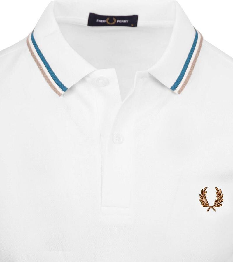 Fred Perry Polo M3600 Wit V21 - Foto 2