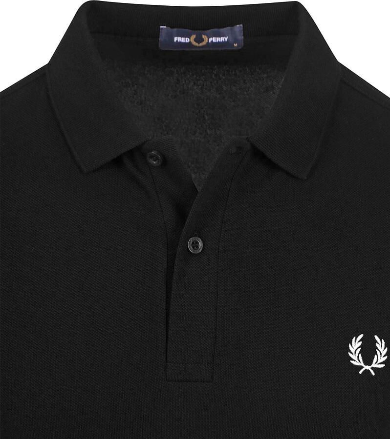 Fred Perry Polo Plain Zwart - Foto 2
