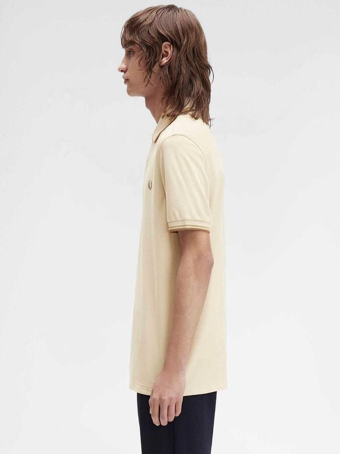 Fred Perry T-shirt Polo Twin Tipped M3600 Beige - Foto 4