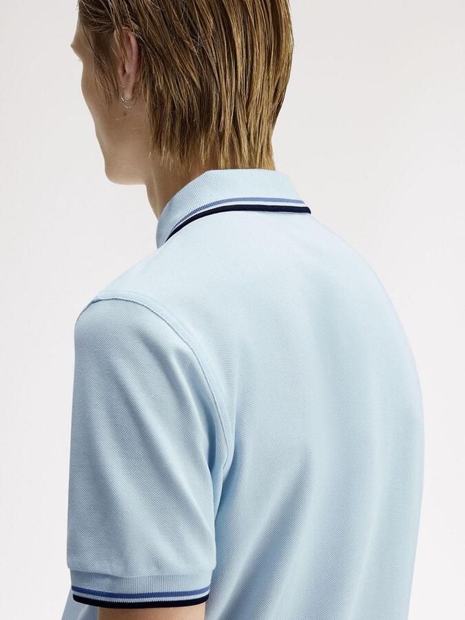 Fred Perry Polo Shirt Korte Mouw TWIN TIPPED SHIRT - Foto 3