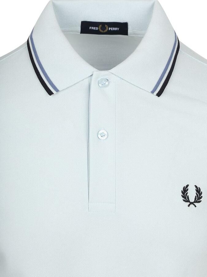 Fred Perry Polo Shirt Korte Mouw TWIN TIPPED SHIRT - Foto 4
