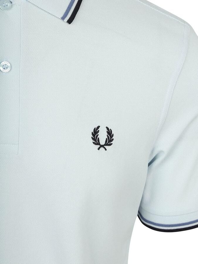 Fred Perry Polo Shirt Korte Mouw TWIN TIPPED SHIRT - Foto 5