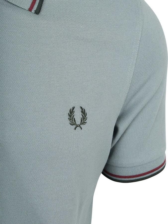 Fred Perry Polo Twin Tipped M3600 Blauw 98A - Foto 2