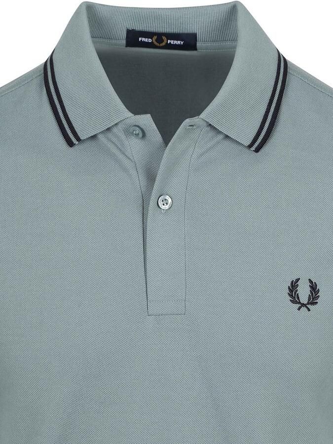 Fred Perry Polo Twin Tipped M3600 Blauw Z56 - Foto 3