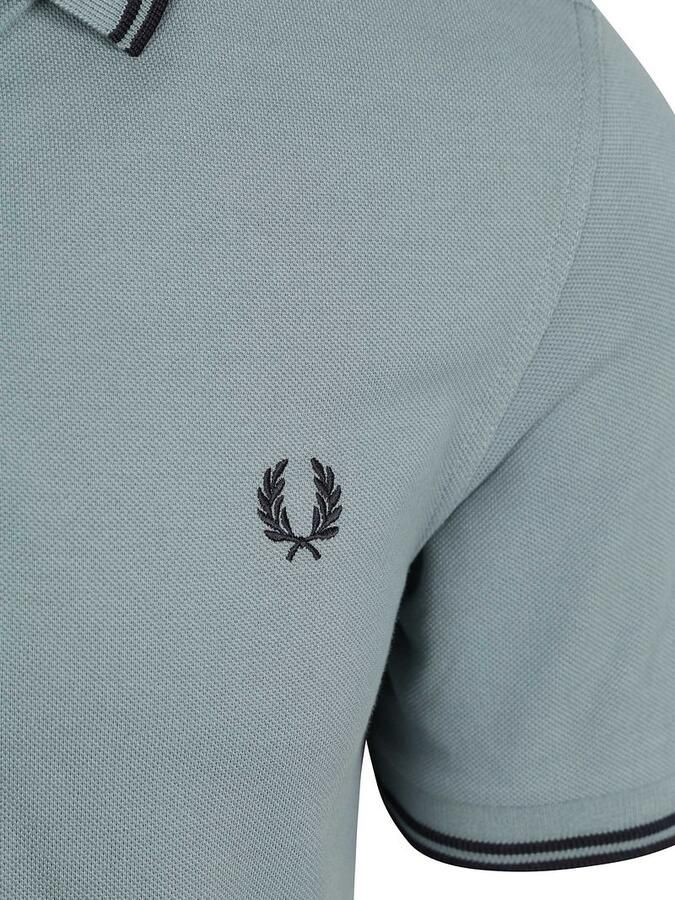 Fred Perry Polo Twin Tipped M3600 Blauw Z56 - Foto 4