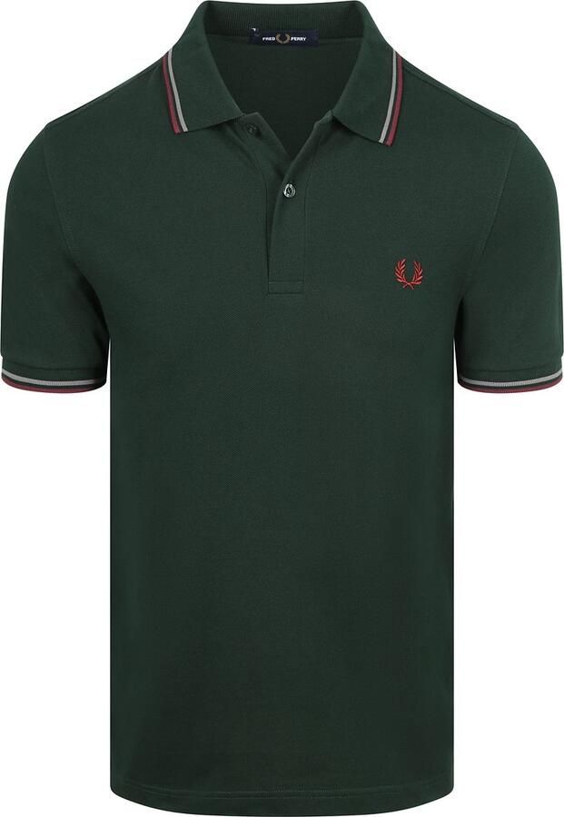 Fred Perry Polo Shirt Korte Mouw TWIN TIPPED SHIRT
