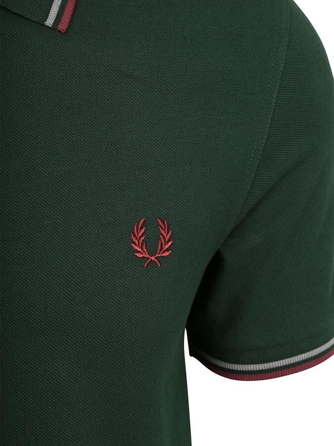 Fred Perry Polo Shirt Korte Mouw TWIN TIPPED SHIRT - Foto 5