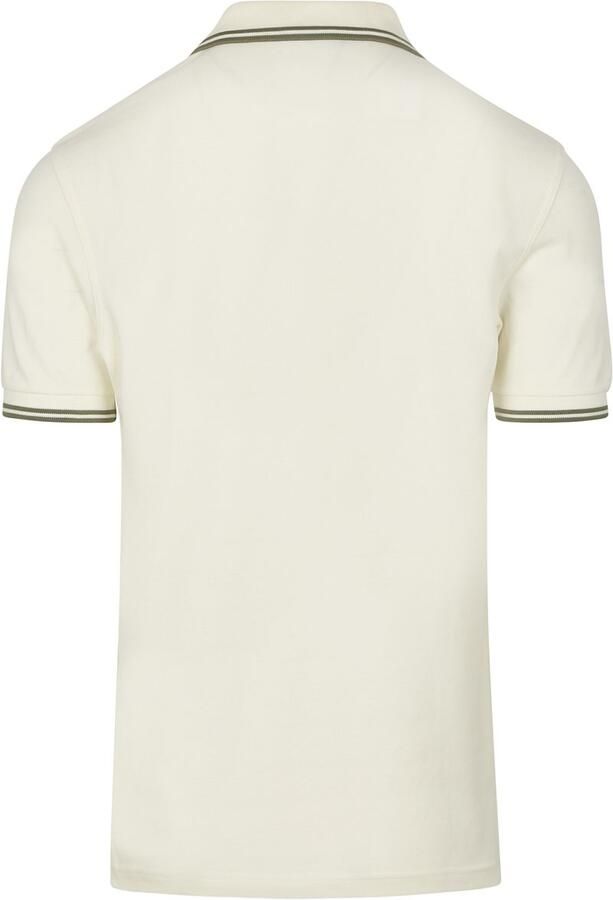 Fred Perry Polo Twin Tipped M3600 Ecru - Foto 4