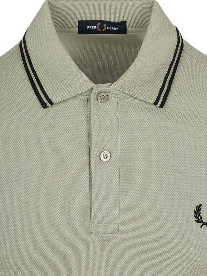 Fred Perry Polo Shirt Korte Mouw TWIN TIPPED SHIRT - Foto 4