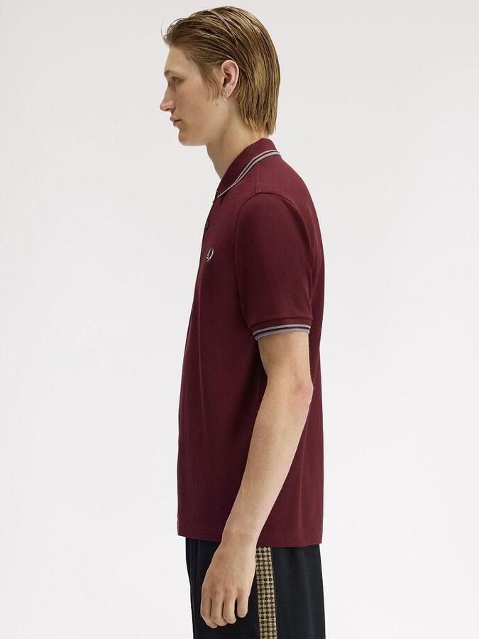 Fred Perry Polo Twin Tipped M3600 Rood 08B - Foto 2
