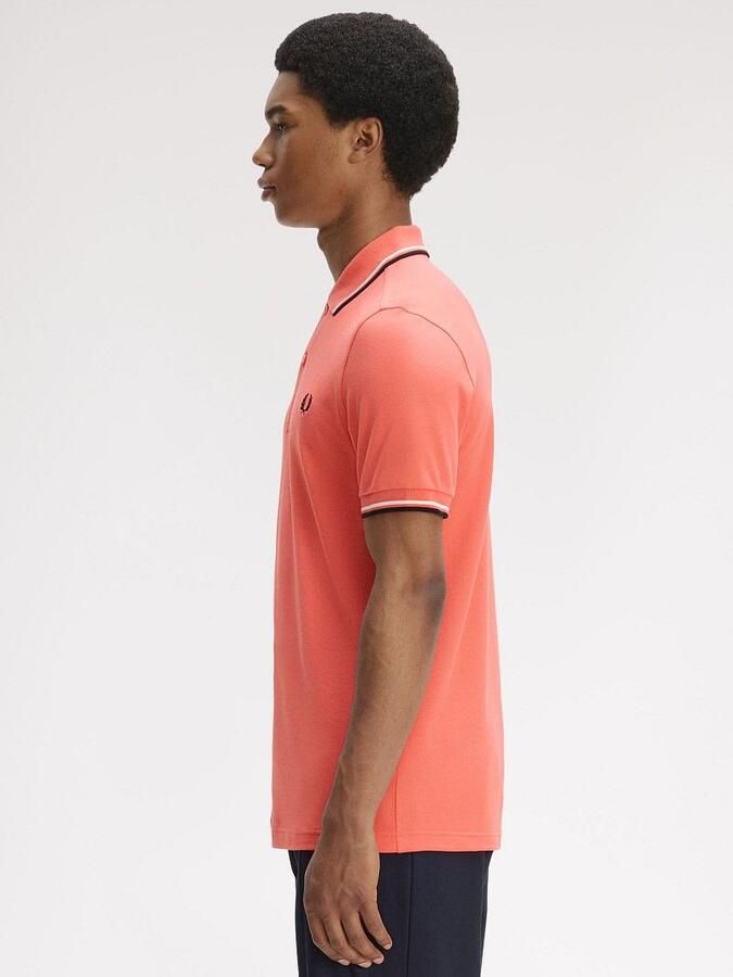 Fred Perry Polo Twin Tipped M3600 Roze 04C - Foto 2