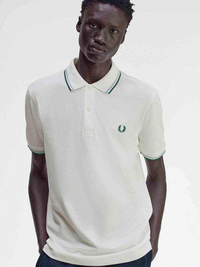Fred Perry Polo Twin Tipped M3600 Wit Z52 - Foto 2