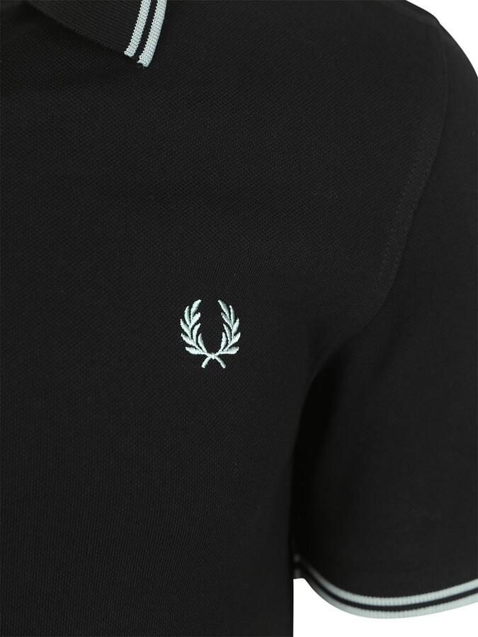 Fred Perry Polo Twin Tipped M3600 Zwart - Foto 3