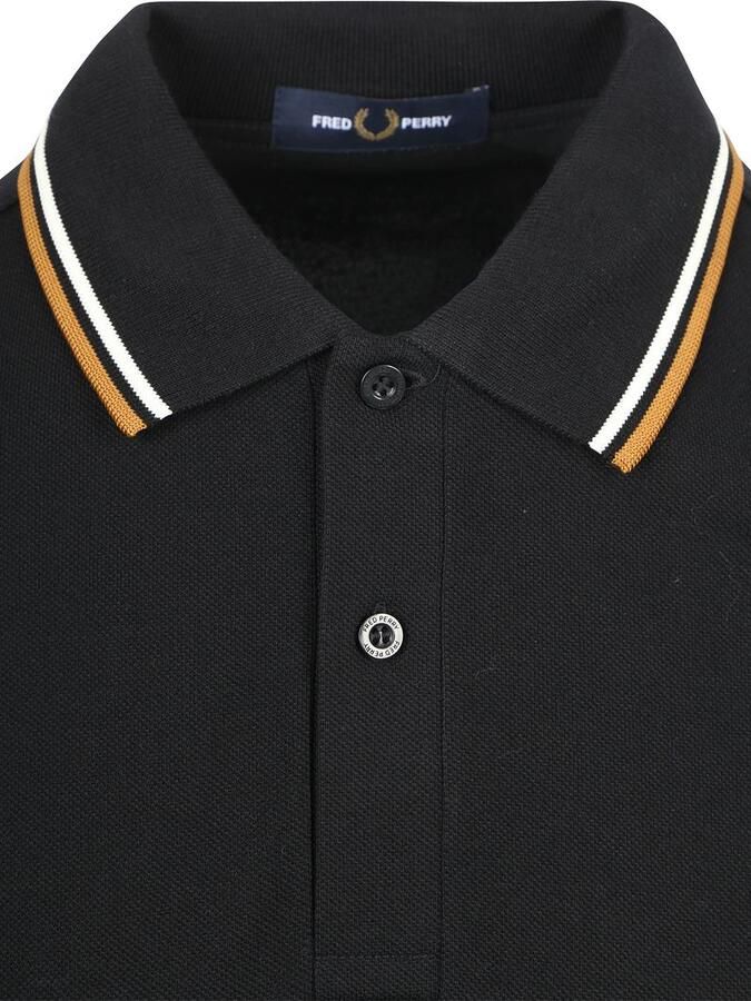 Fred Perry Polo Shirt Korte Mouw TWIN TIPPED SHIRT - Foto 4