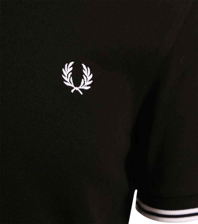 Fred Perry Slim Fit Twin Tipped Polo in Navy Snow White Mar Grass Blue Heren - Foto 10
