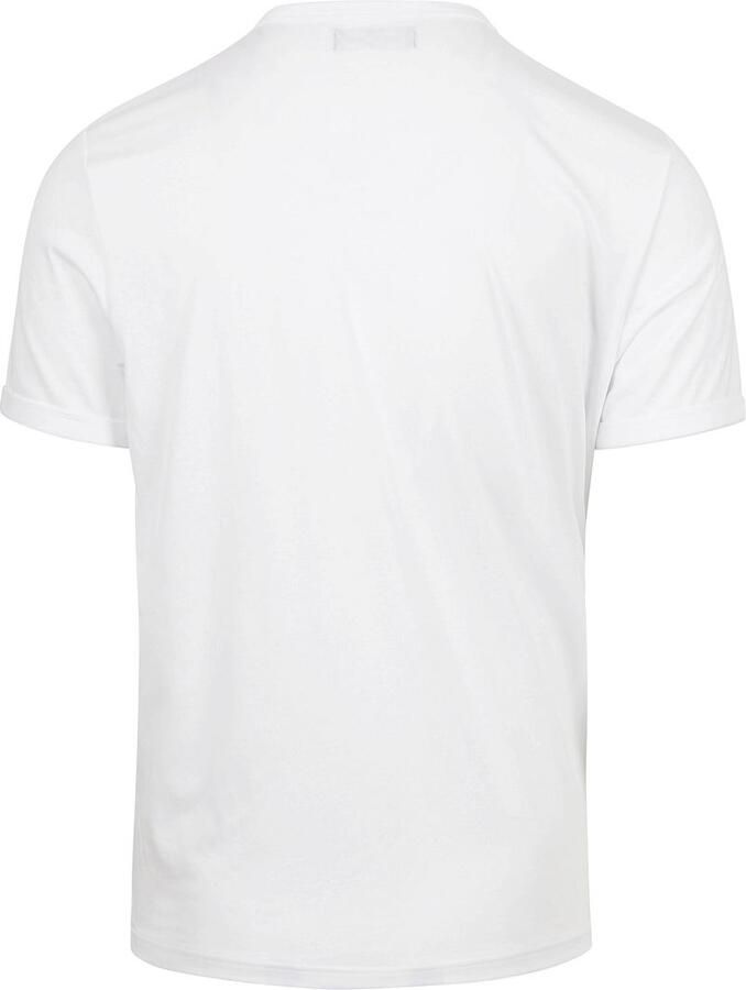 Fred Perry Sportief Katoenen T-shirt met Geribbelde Kraag White Heren - Foto 9