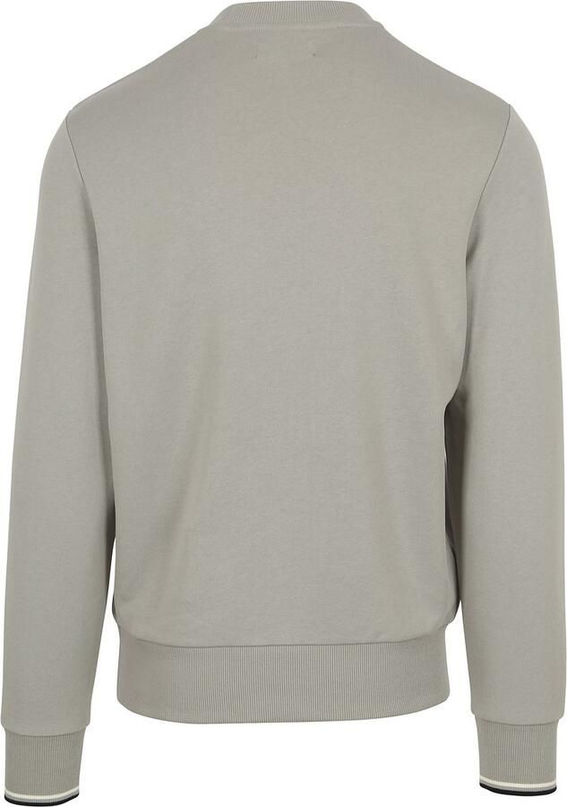 FRED PERRY Heren Truien & Vesten Crew Neck Sweatshirt Beige