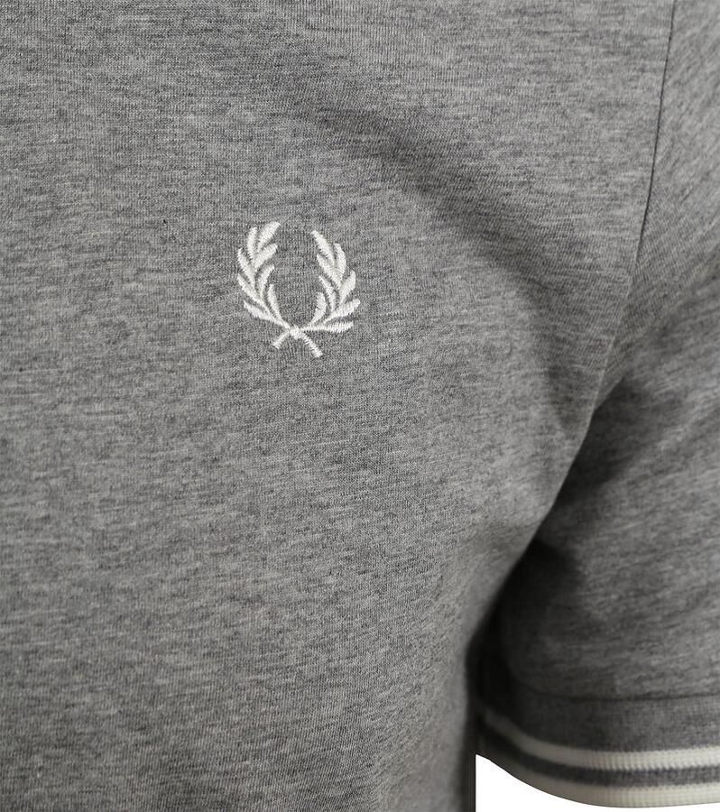 Fred Perry T-shirt M1588 Grijs - Foto 2
