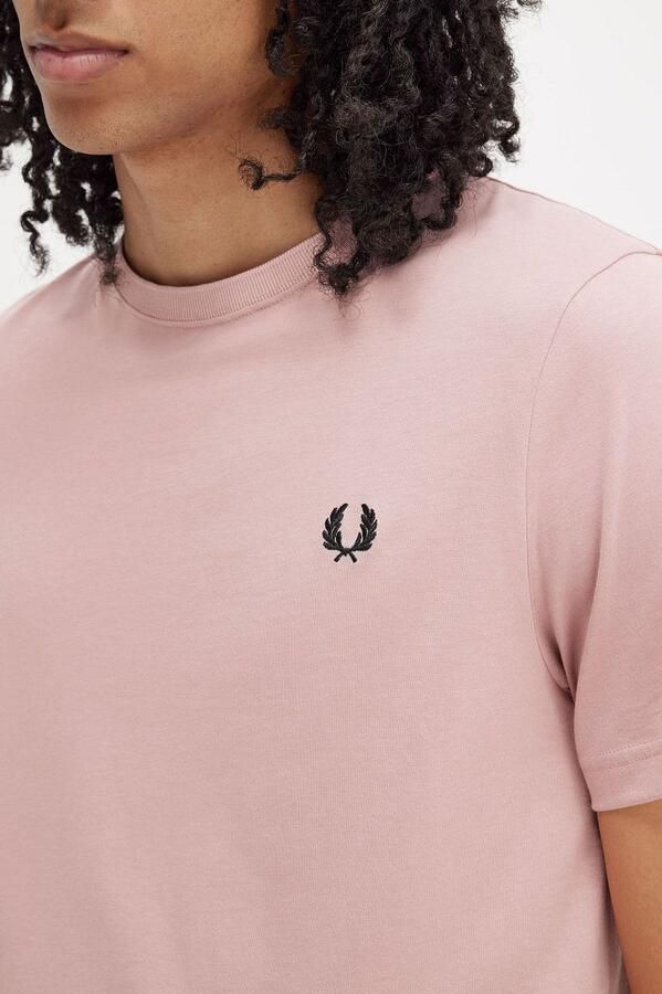 Fred Perry T-shirt T-Shirt Oud Roze - Foto 3