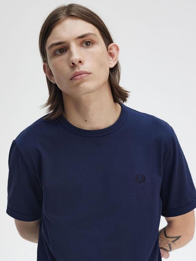 Fred Perry T-shirt Korte Mouw RINGER T-SHIRT - Foto 2