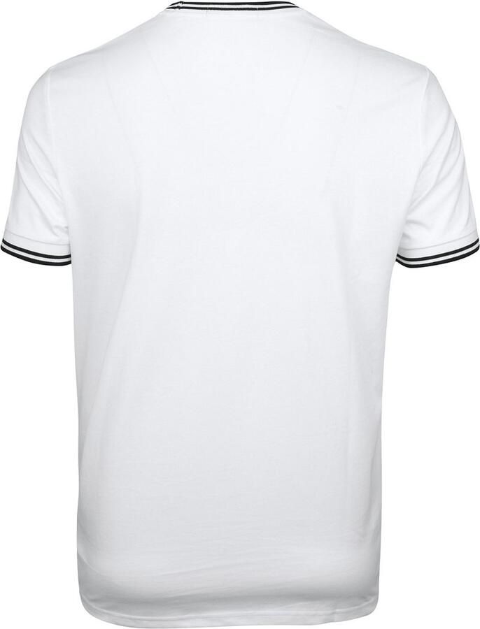FRED PERRY Heren Polo's & T-shirts Twin Tipped T-shirt Wit - Foto 5