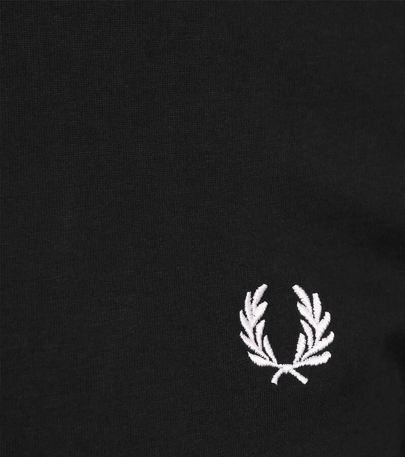 Fred Perry Zwarte T-shirts en Polos Collectie Black Heren