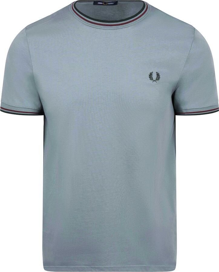 Fred Perry Twin Tipped T-shirt Blauw 98A