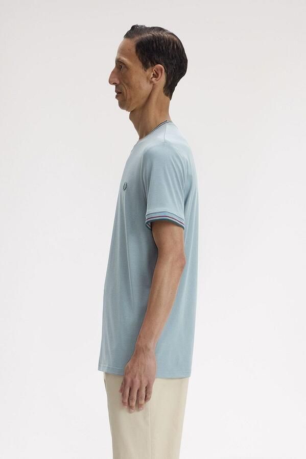 Fred Perry Twin Tipped T-shirt Blauw 98A - Foto 4