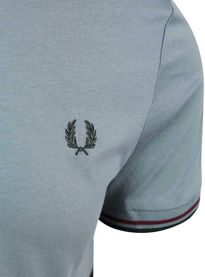 Fred Perry Twin Tipped T-shirt Blauw 98A - Foto 3