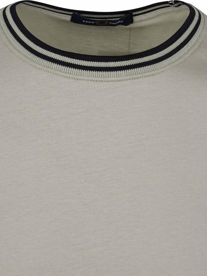 Fred Perry Twin Tipped T-shirt Groen S23 - Foto 2