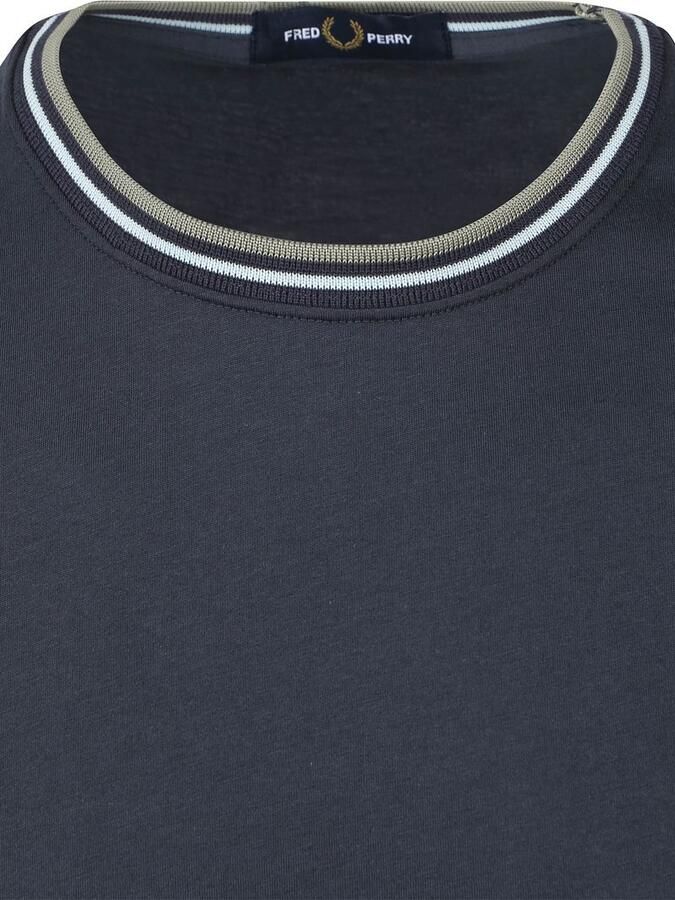 Fred Perry Twin Tipped T-shirt Navy Z47 - Foto 5