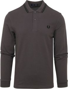 Fred Perry Grijs Lange Mouwen Polo